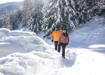 Escursione invernale a fondovalle tra i paesaggi rurali dell'Alta Badia