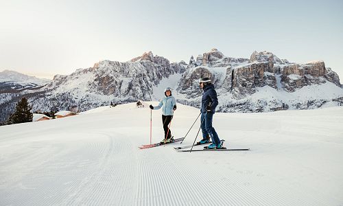 Ski touring in the Dolomites